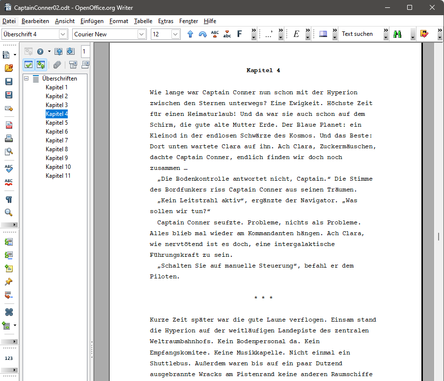 Libreoffice Writer screenshot