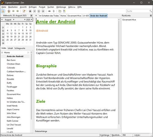 Zim Screenshot