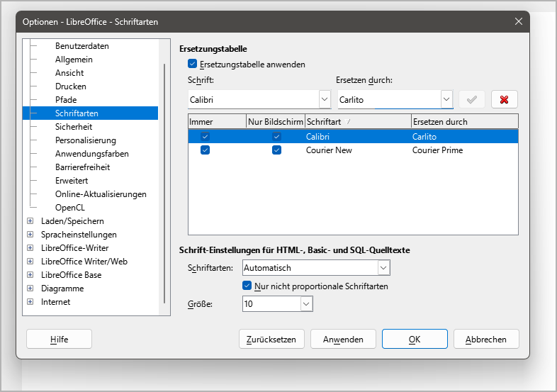 LibreOffice Screenshot