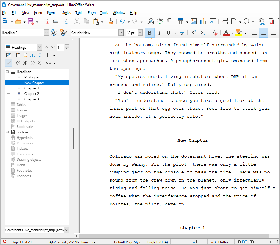 LibreOffice Writer Screenshot