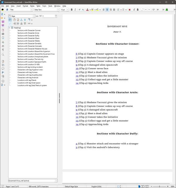 LibreOffice Writer Screenshot