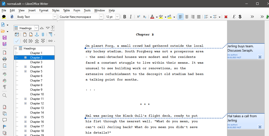 Libreoffice example